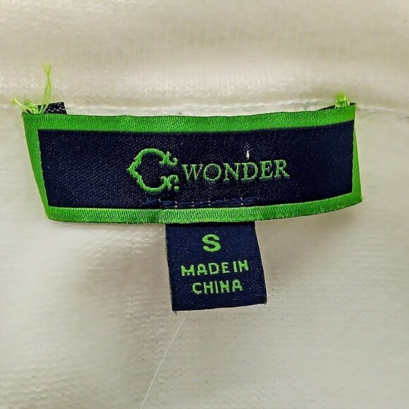 C Wonder Cream Blue Black Floral Cardigan NWOT - Picture 4 of 5